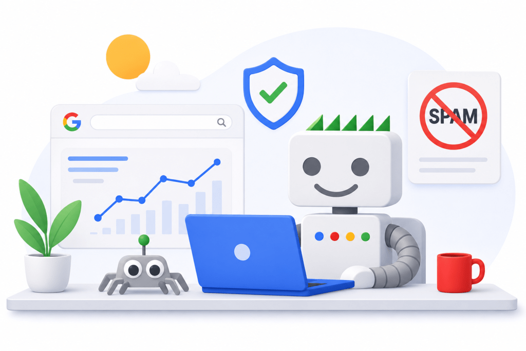 Google Spam Update and search quality protection illustration